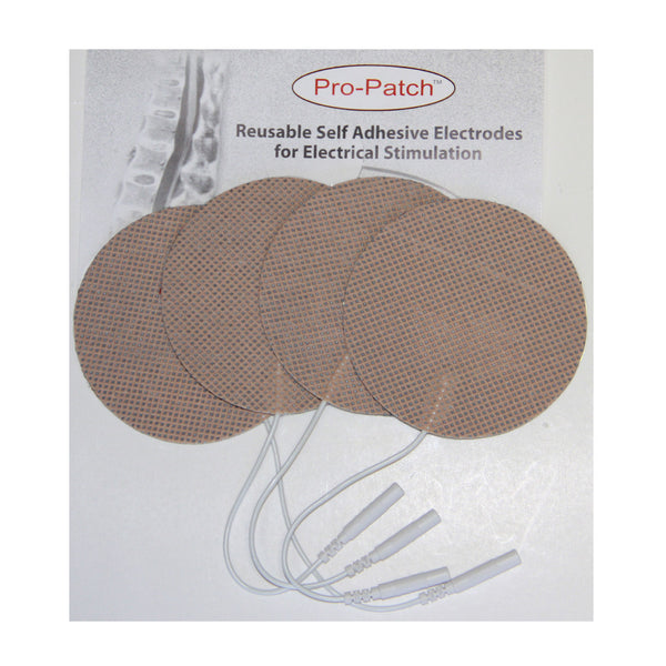 Large 4.0x 6.0 Butterfly Shaped Electrodes (Pack of 3 individual  electrodes) for TENS EMS Massager with Gel Adhesive by ProPatch